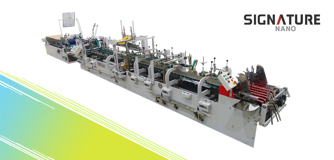 Straight line / Lock bottom / 4&6 Corner, It is for high performance with 550mpm belt speed. It has aligner and final section middle side carrier up/down as standard.
650mpm (OPTION)